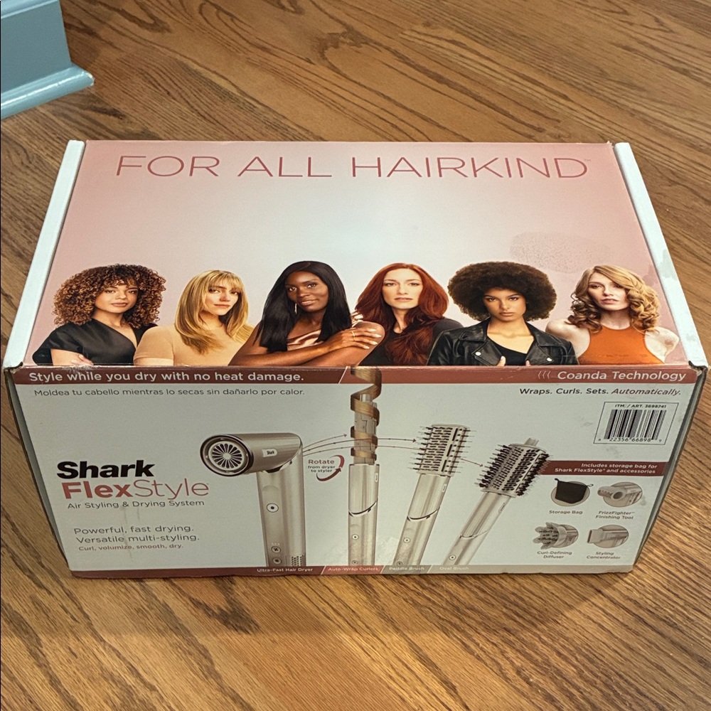 Brand new 3 attachments only - Shark FlexStyle Hair Styling & Drying